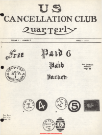 U.S. Cancellation Club News Issue #5