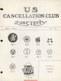 U.S. Cancellation Club News Issue #6