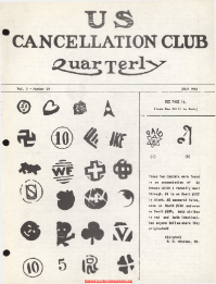 U.S. Cancellation Club News Issue #10