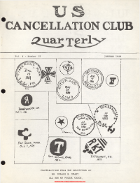 U.S. Cancellation Club News Issue #12