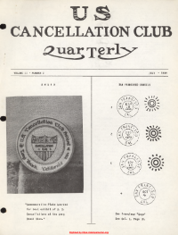 U.S. Cancellation Club News Issue #14