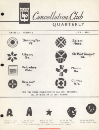 U.S. Cancellation Club News Issue #18