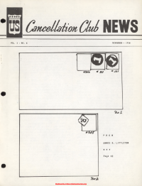 U.S. Cancellation Club News Issue #25