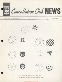 U.S. Cancellation Club News Issue #29