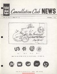 U.S. Cancellation Club News Issue #37
