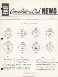 U.S. Cancellation Club News Issue #52