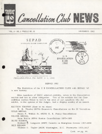 U.S. Cancellation Club News Issue #61