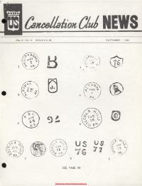 U.S. Cancellation Club News Issue #66