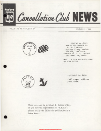 U.S. Cancellation Club News Issue #67