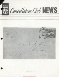 U.S. Cancellation Club News Issue #69