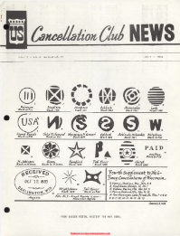 U.S. Cancellation Club News Issue #71