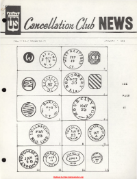 U.S. Cancellation Club News Issue #74
