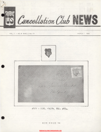 U.S. Cancellation Club News Issue #75