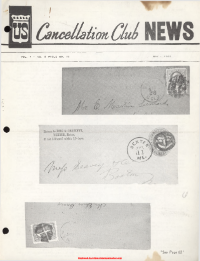 U.S. Cancellation Club News Issue #76