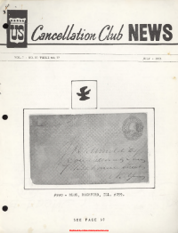 U.S. Cancellation Club News Issue #77
