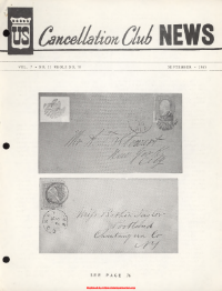 U.S. Cancellation Club News Issue #78