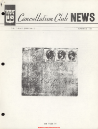 U.S. Cancellation Club News Issue #79