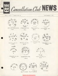 U.S. Cancellation Club News Issue #90