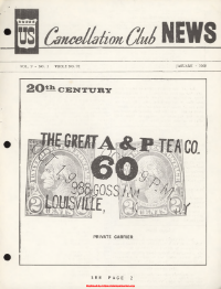 U.S. Cancellation Club News Issue #92