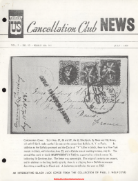 U.S. Cancellation Club News Issue #101