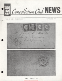 U.S. Cancellation Club News Issue #108