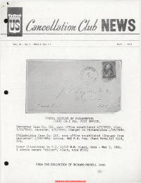 U.S. Cancellation Club News Issue #112