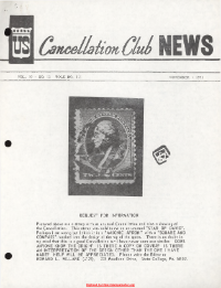 U.S. Cancellation Club News Issue #115