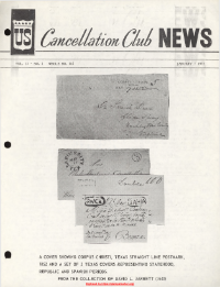 U.S. Cancellation Club News Issue #116