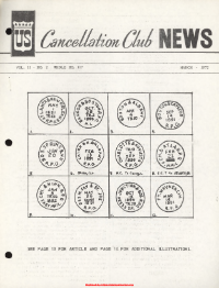 U.S. Cancellation Club News Issue #117