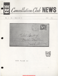 U.S. Cancellation Club News Issue #119