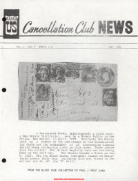U.S. Cancellation Club News Issue #124