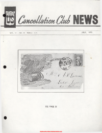 U.S. Cancellation Club News Issue #125