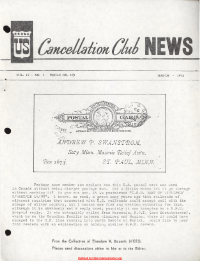 U.S. Cancellation Club News Issue #129