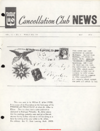 U.S. Cancellation Club News Issue #130