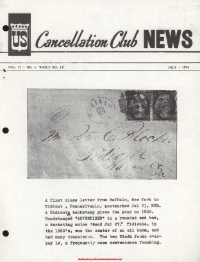 U.S. Cancellation Club News Issue #131