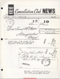 U.S. Cancellation Club News Issue #149