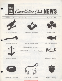 U.S. Cancellation Club News Issue #151