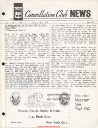 U.S. Cancellation Club News Issue #155