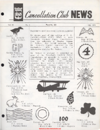 U.S. Cancellation Club News Issue #156