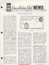 U.S. Cancellation Club News Issue #185