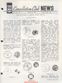 U.S. Cancellation Club News Issue #190