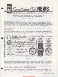 U.S. Cancellation Club News Issue #194