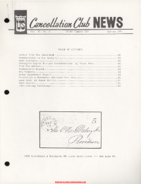 U.S. Cancellation Club News Issue #208