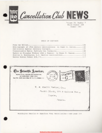 U.S. Cancellation Club News Issue #209