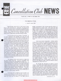 U.S. Cancellation Club News Issue #226