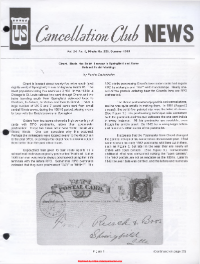 U.S. Cancellation Club News Issue #228
