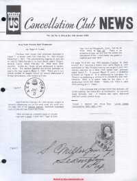 U.S. Cancellation Club News Issue #230