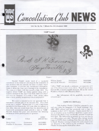 U.S. Cancellation Club News Issue #232