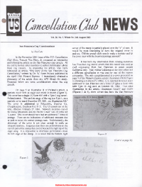 U.S. Cancellation Club News Issue #244