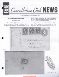 U.S. Cancellation Club News Issue #245